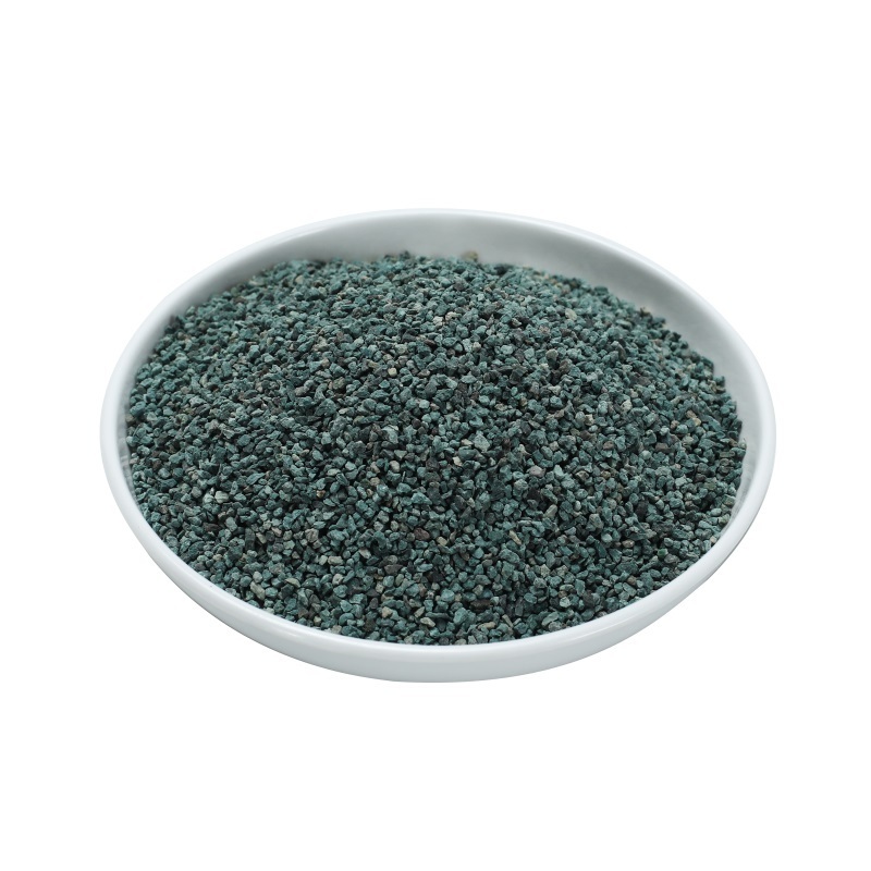 Green zeolite particles and green zeolite sand used for horticultural cultivation to improve soil with clinoptilolite powder