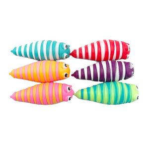 Hot New Arrival Cute Stress Relief TPR Soft Decompression Slug Hand Sensory Fidget Toy Slug Fidget Toy Squeeze Slug