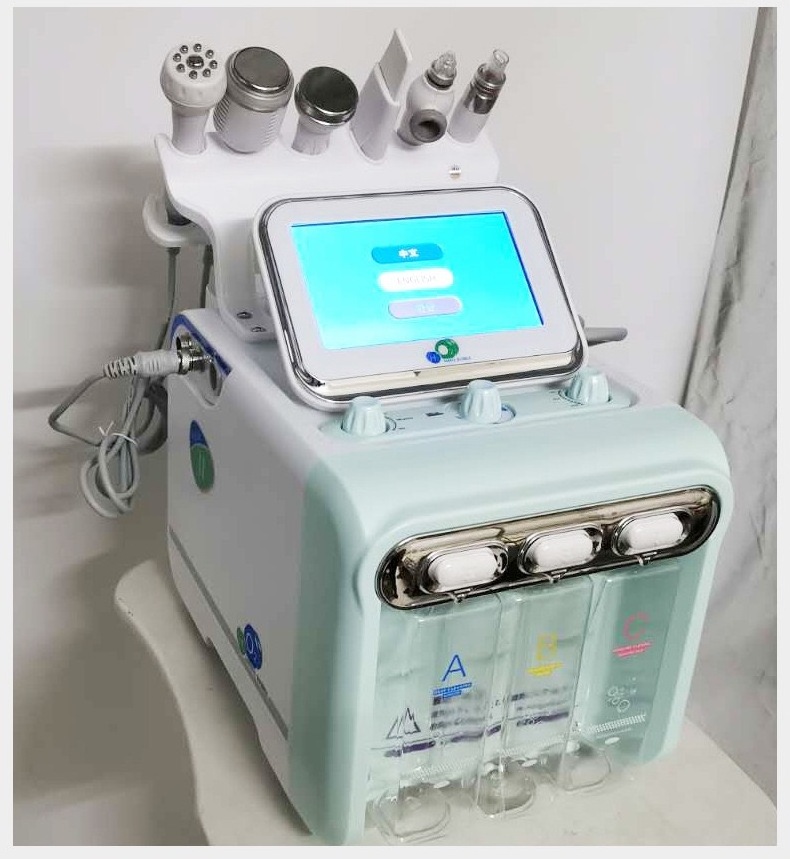 x 6 in 1 h202 Hydro Cleaner Diamond Aqua Peel Hydra Dermabrasion Machine to deep cleaning skin Beauty Device