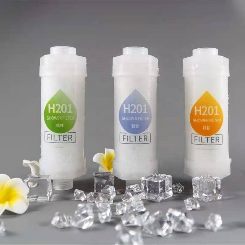 2021z H2o1 Aroma  Mineral Sediment Bathroom Vitamin C Battery Beads Scented Vitamin C Cartridge Water Filter For Shower