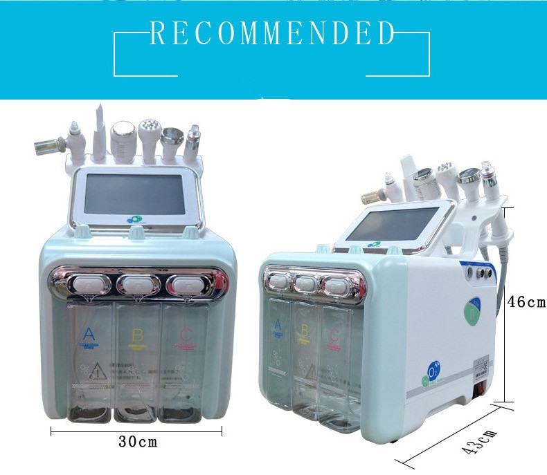 x 6 in 1 h202 Hydro Cleaner Diamond Aqua Peel Hydra Dermabrasion Machine to deep cleaning skin Beauty Device