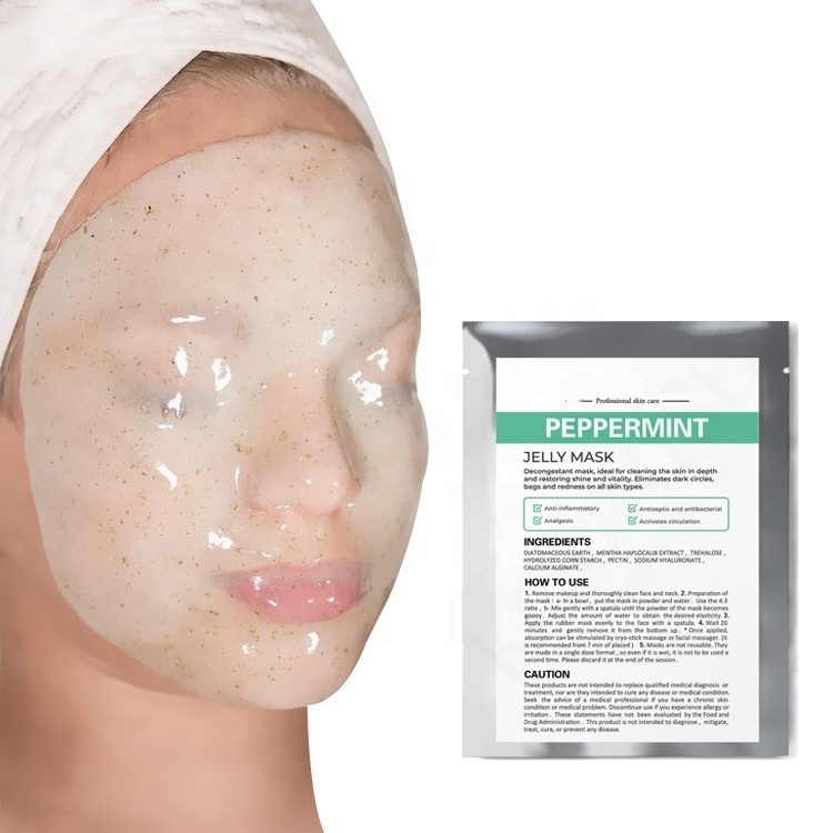 2021t Dropshipping Rose Skin Care HA Rose Soft Mask Powder Hydrojelly Mask Powder Peel Off Rubber Facial Mask