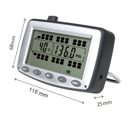 Russian Market truck tpms 4 6 8 18 20 22 24 38 Wheels truck tire pressure sensors up to 22 wheels 4G TPMS