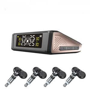 Smart Digital Tire Air Pressure Monitoring System Tpms with Internal Sensor Tire Pressure Gauge 12 Ce LCD Display IP67 Universal