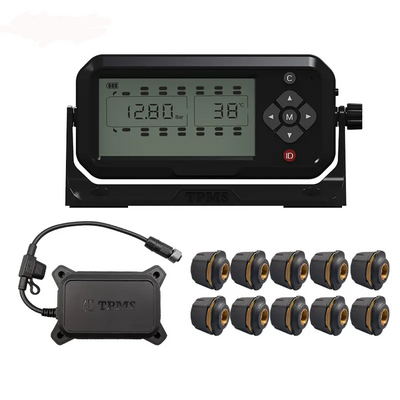 Wholesale 6-26 wheels Truck OTR Bus Trailer TPMS System Digital Wireless Tire Pressure Monitoring with repeater