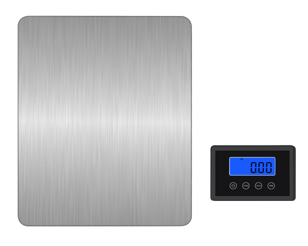 Changxie 180kg Weight Pos Scale Stainless Steel Packages Luggage Floor Platform Weighing Postal Shipping Scale With LCD Display