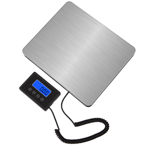 Changxie 180kg Weight Pos Scale Stainless Steel Packages Luggage Floor Platform Weighing Postal Shipping Scale With LCD Display