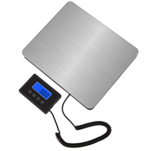 Changxie 180kg Weight Pos Scale Stainless Steel Packages Luggage Floor Platform Weighing Postal Shipping Scale With LCD Display