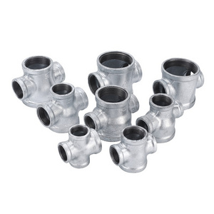 Wholesale Malleable Iron 4-way Cross Pipe Fitting Joint Connector Pipe Fittings 4 Way Cross