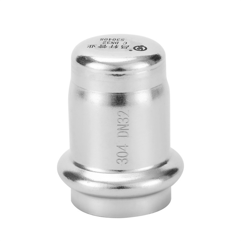 Stainless steel pipe high pressure pipe cap end cap