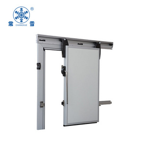 Sliding translation door for cold room and cold storage room