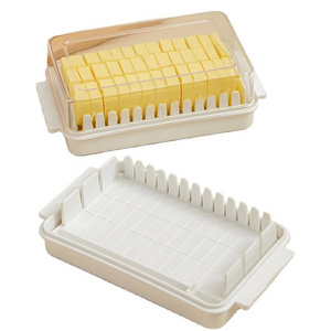 Household Baking Kitchen Tools Butter Cutting Storage Box Sealed Rectangle Crisper Storage Box