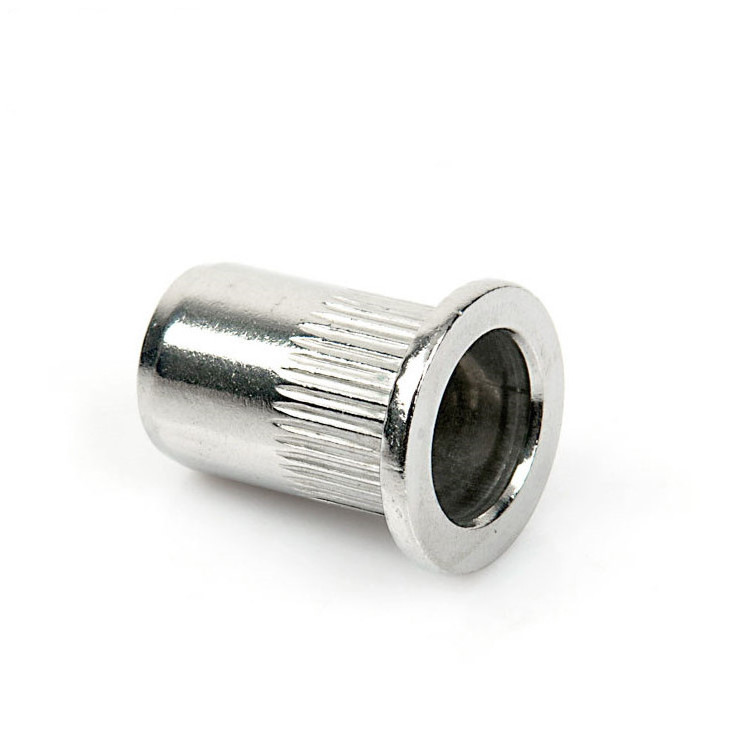 Wholesale Stainless Steel 304 316 Knurled Rivrt Nut Flat Head  Blind Rivet Nuts M3 M4 M5 M6 M8 M10 M12