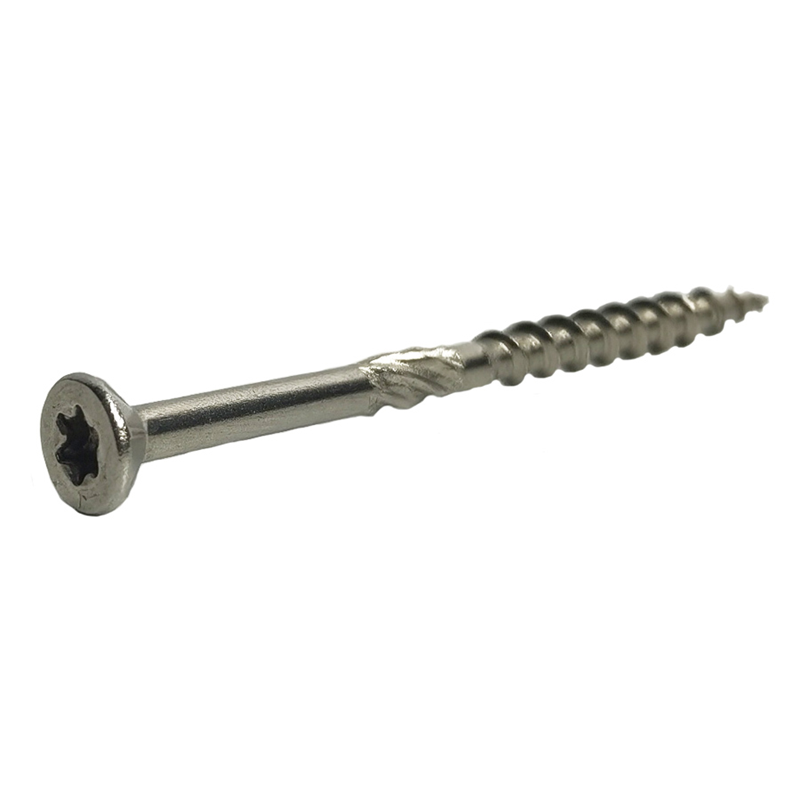 china Factory price SS304 SS316 SS316L SS410 Stainless Steel cylinder trimhead screws Torx wood screws deck screws