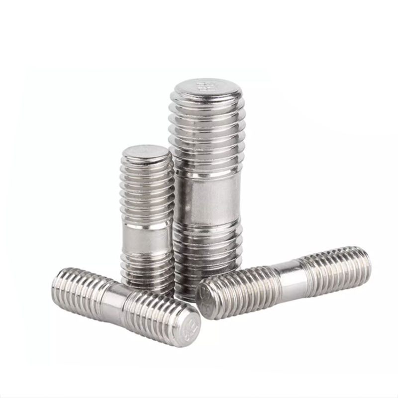 High Quality M4 M5 M6 M10 M12 M14 304 316 Stainless Steel A2-70 A4-80 Stud Bolt DIN976 Cylinder Head Double End Studs