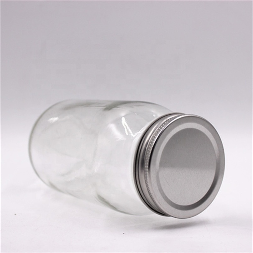 700ml juice fruit honey 24 oz  mason glass storage jar with aluminium lids