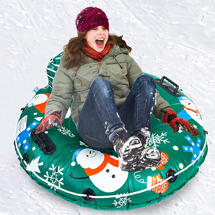 Popular Inflatable Snow Tube Winter Sports Inflatable Sled Tubing Snow Sleds & Snow Tubes