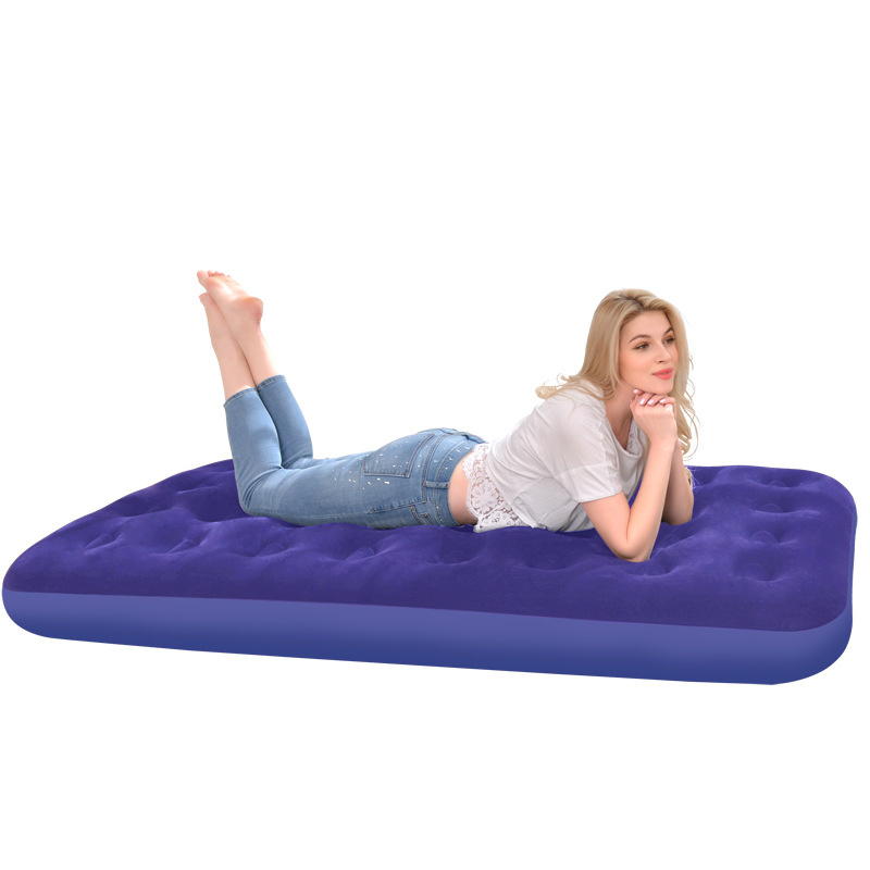 Factory Wholesale Air Mattresses King Size Foldable Blue Camping Mattress Self Inflating Inflatable Bed