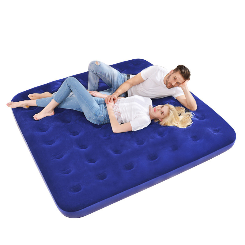 Factory Wholesale Air Mattresses King Size Foldable Blue Camping Mattress Self Inflating Inflatable Bed