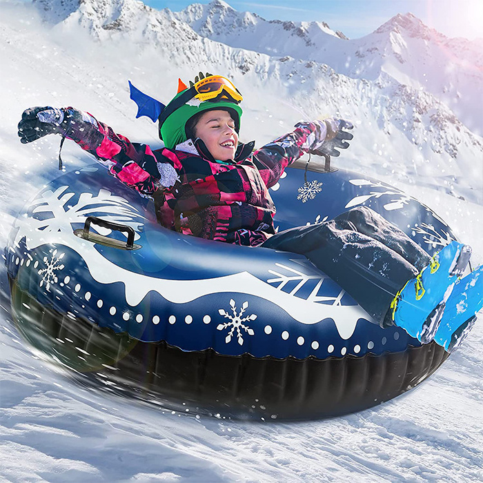 Popular Inflatable Snow Tube Winter Sports Inflatable Sled Tubing Snow Sleds & Snow Tubes