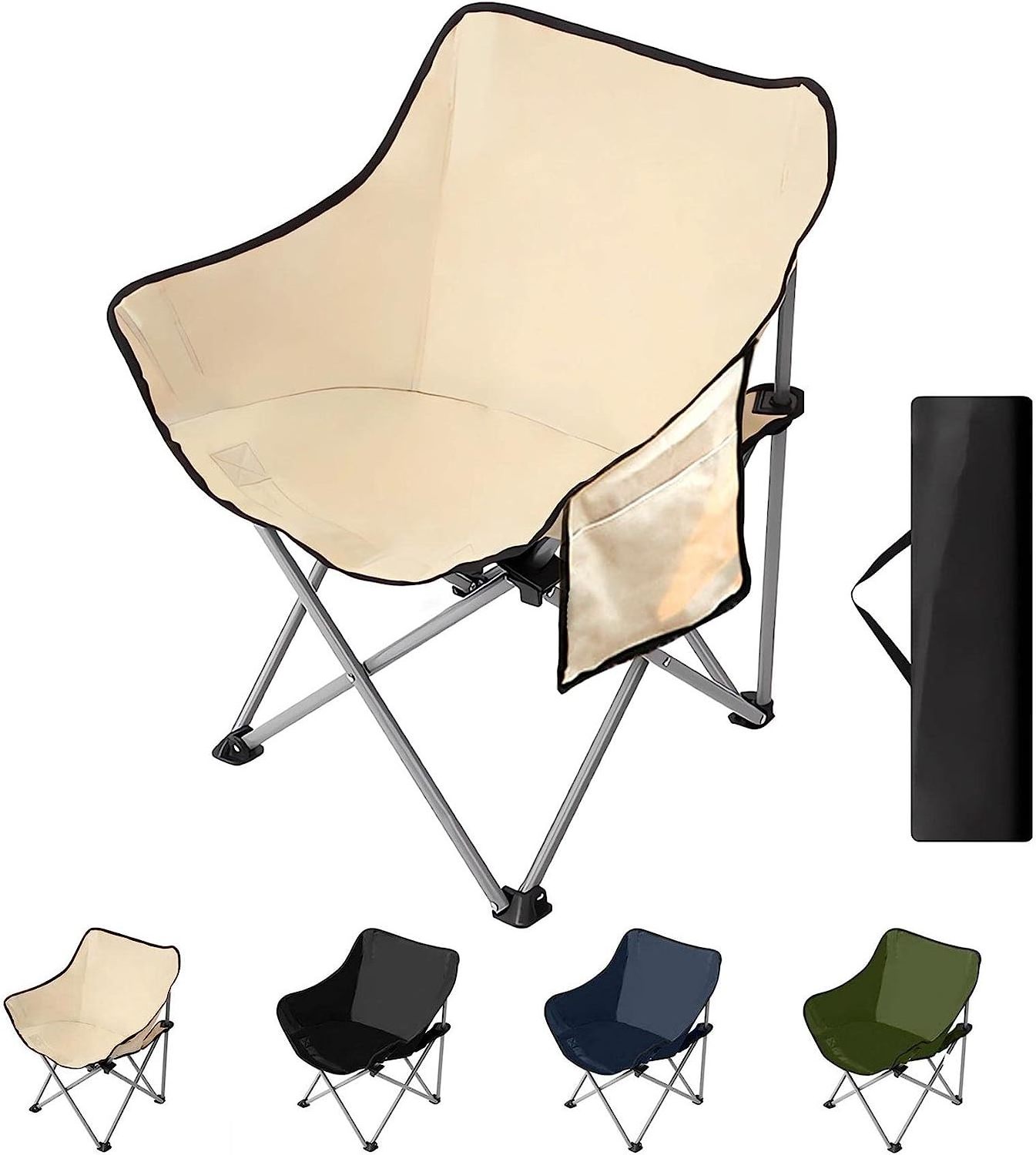 Custom Outdoor Home Luxury Folding Portable Rocking Camping Chair Adjustable Beach Chair