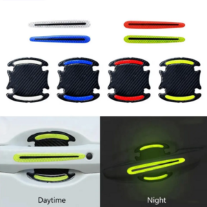 Hot Sell Car Led Sticker Door Handle Anti-scratch Protector Car Door Side Reflective Sticker For All Cars