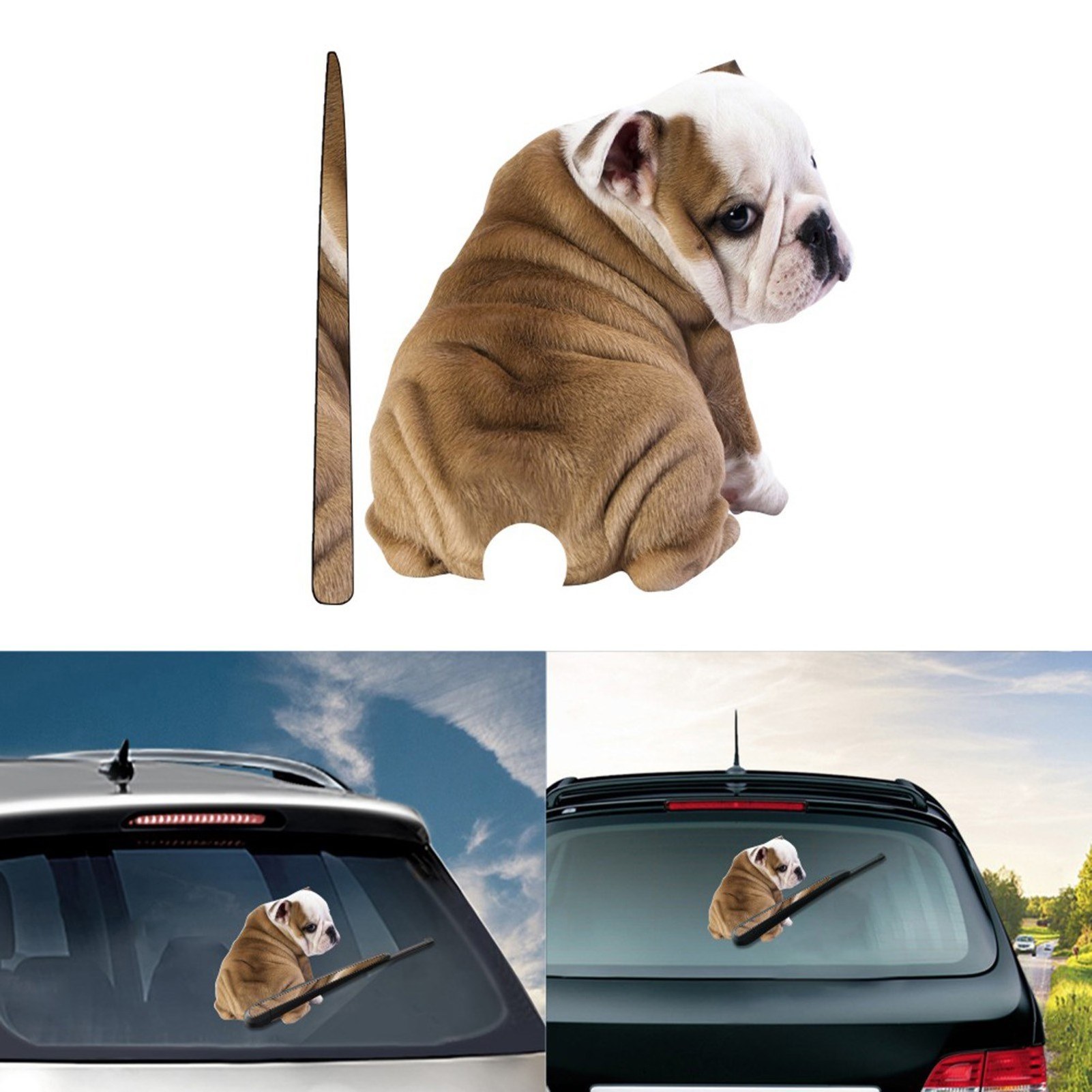 Lovely Dog Cat Car Sticker Pvc Decal Stickers Waterproof Car Styling Pet Decals For Wall Home Glass Window Door