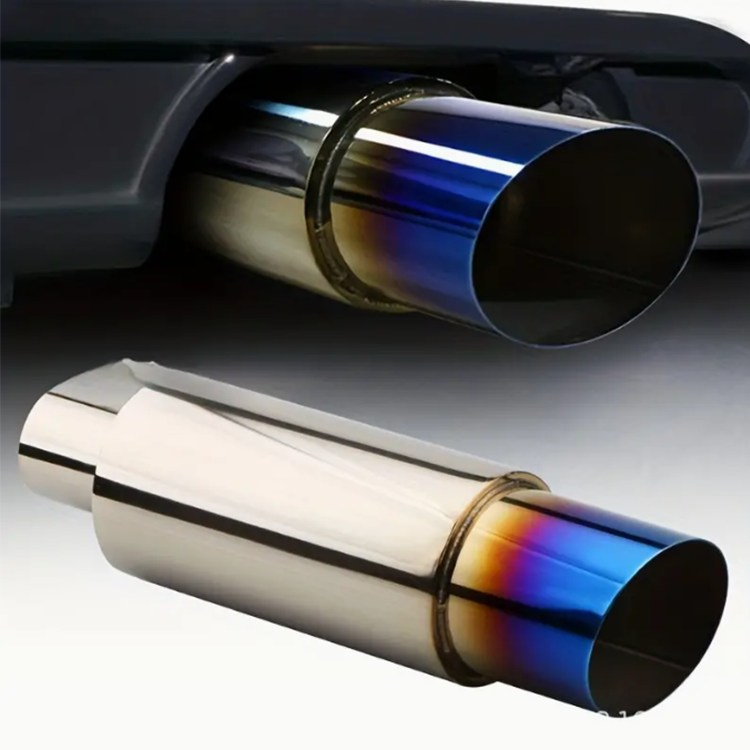 High Quality Car Auto Exhaust Muffler Tip Stainless Steel Pipe Modified Car Rear Tail Throat Accessories