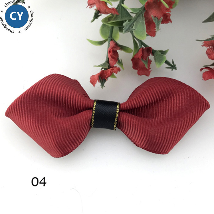 Gift box packing polyester satin ribbon bow ,DIY red ribbon and  bow  for wedding invitation