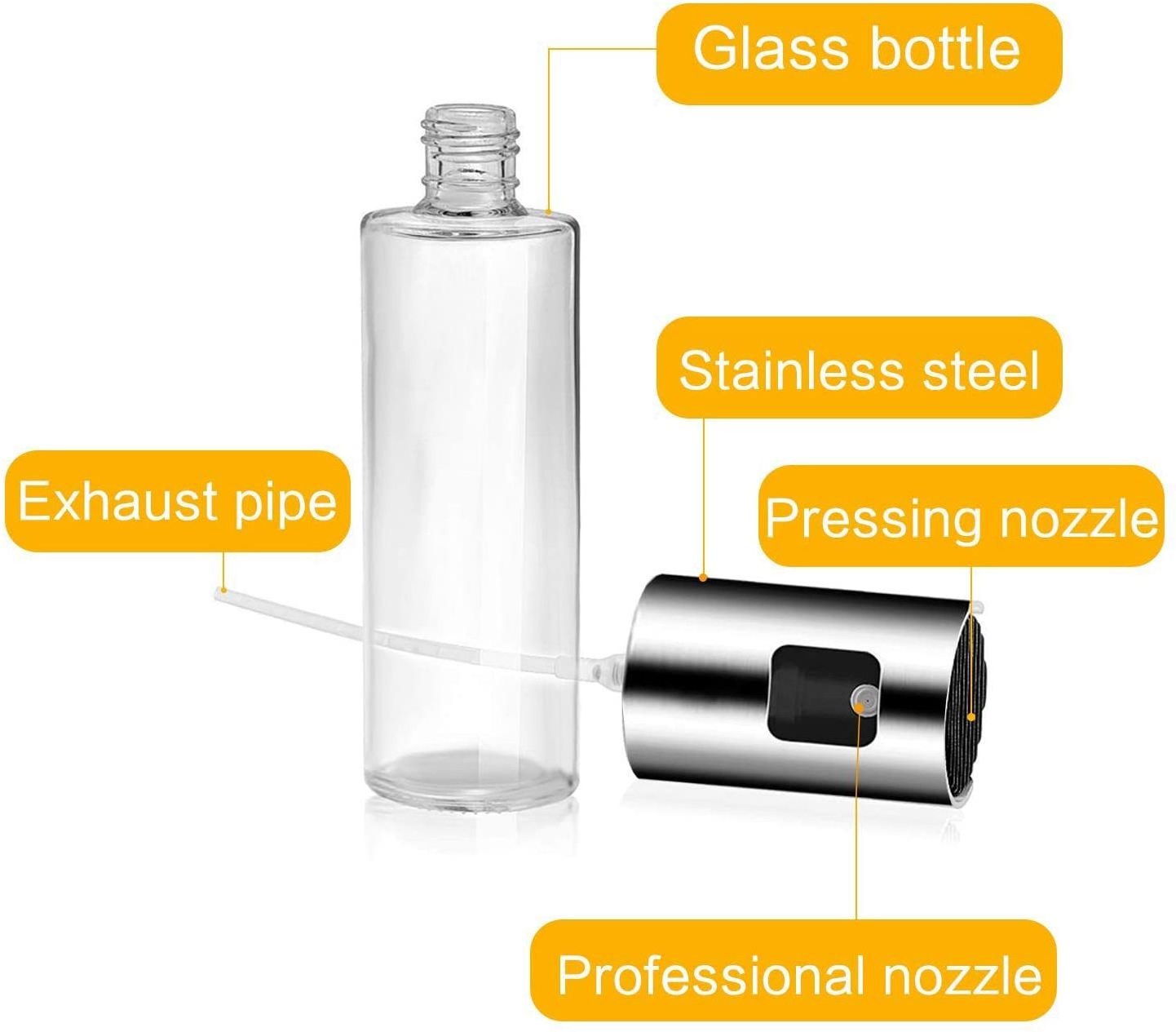 Best Selling 100ml Cooking Spray Bottle Olive Oil Sprayer Oil Sprayer Oil Spray with Box