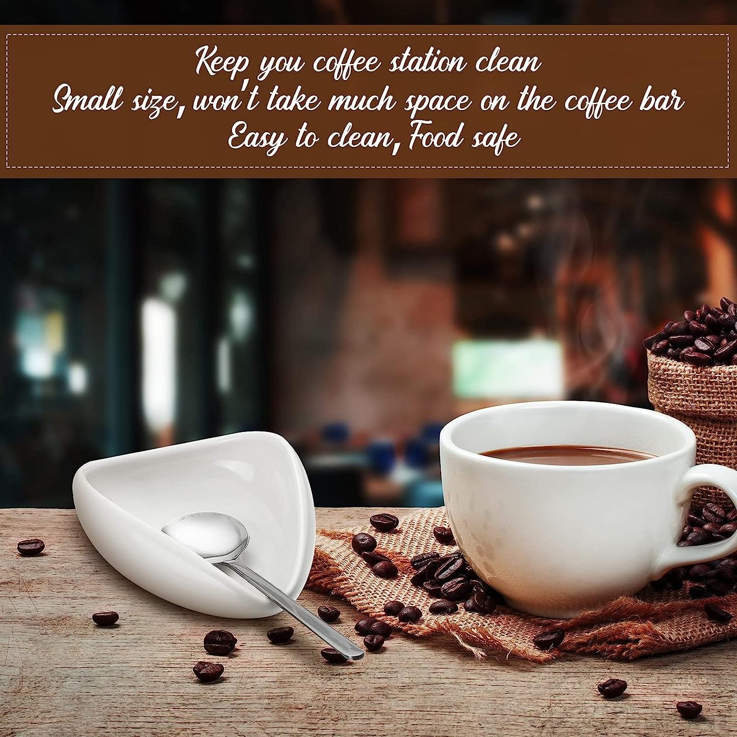 Customized Color Stainless Steel 18/8 Small Teaspoon Mini Coffee Spoon for Coffee Bar Coffee