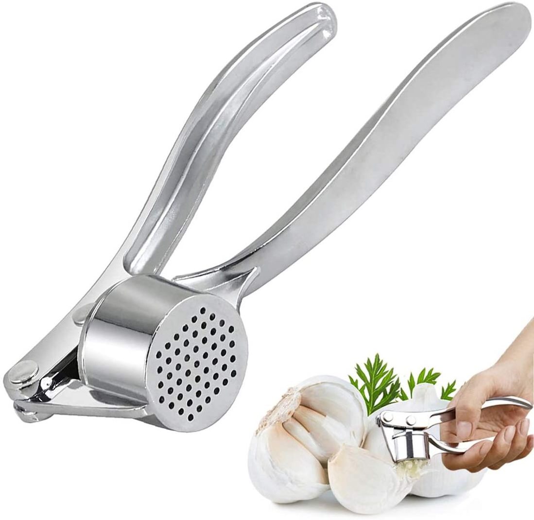 Garlic Press Garlic Kitchen Cutting Minced Squeezed Masher Stainless Steel Garlic Press