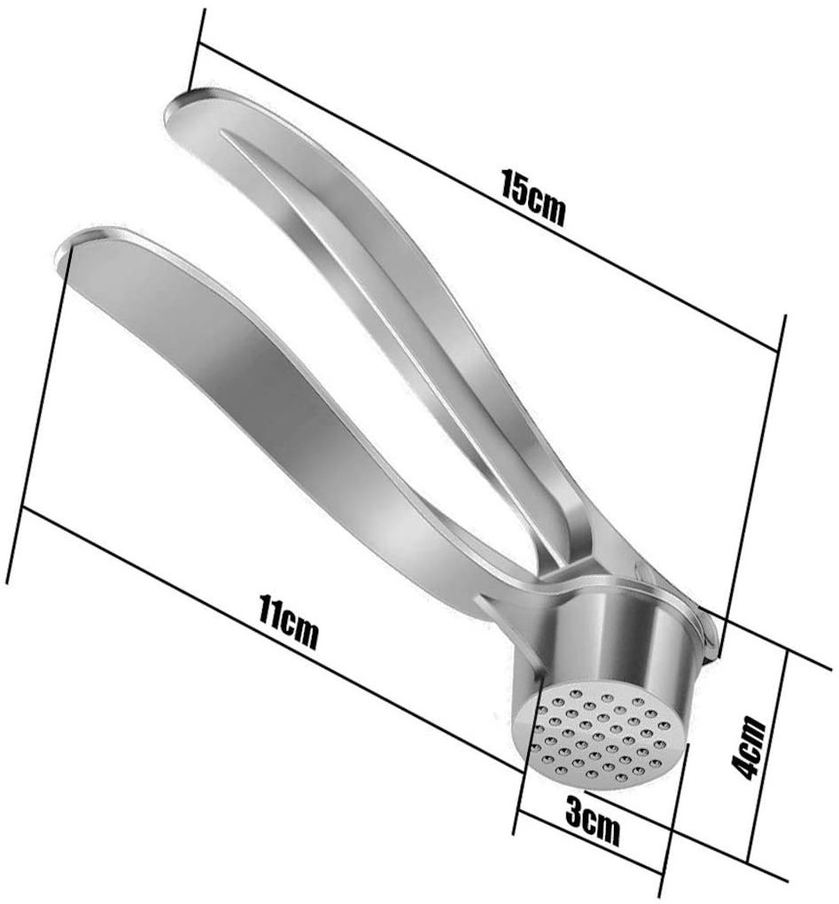 Garlic Press Garlic Kitchen Cutting Minced Squeezed Masher Stainless Steel Garlic Press