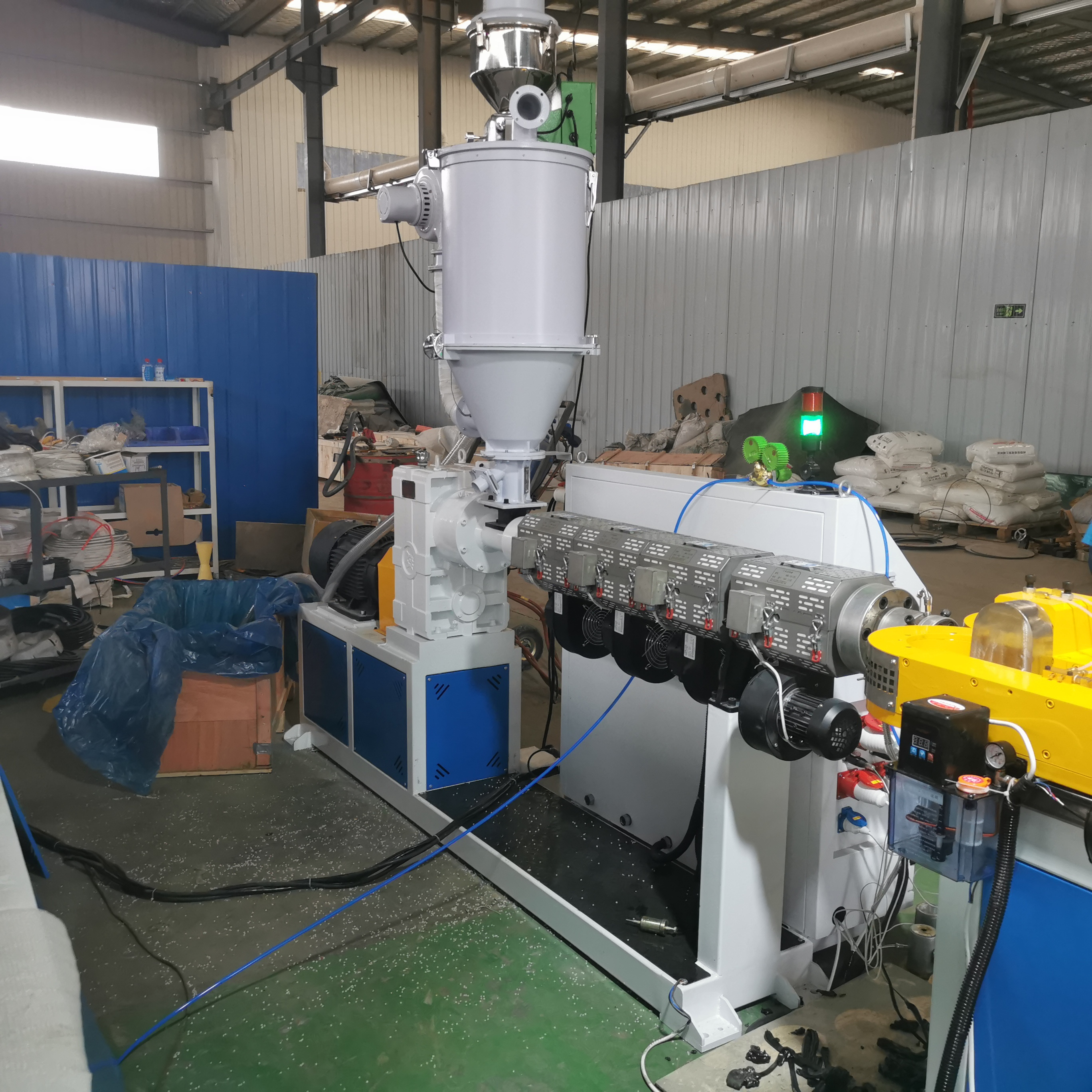 HDPE/PP High-speed double wall corrugated pipe line/extrusion making machine line pvc corrugation pipe machine