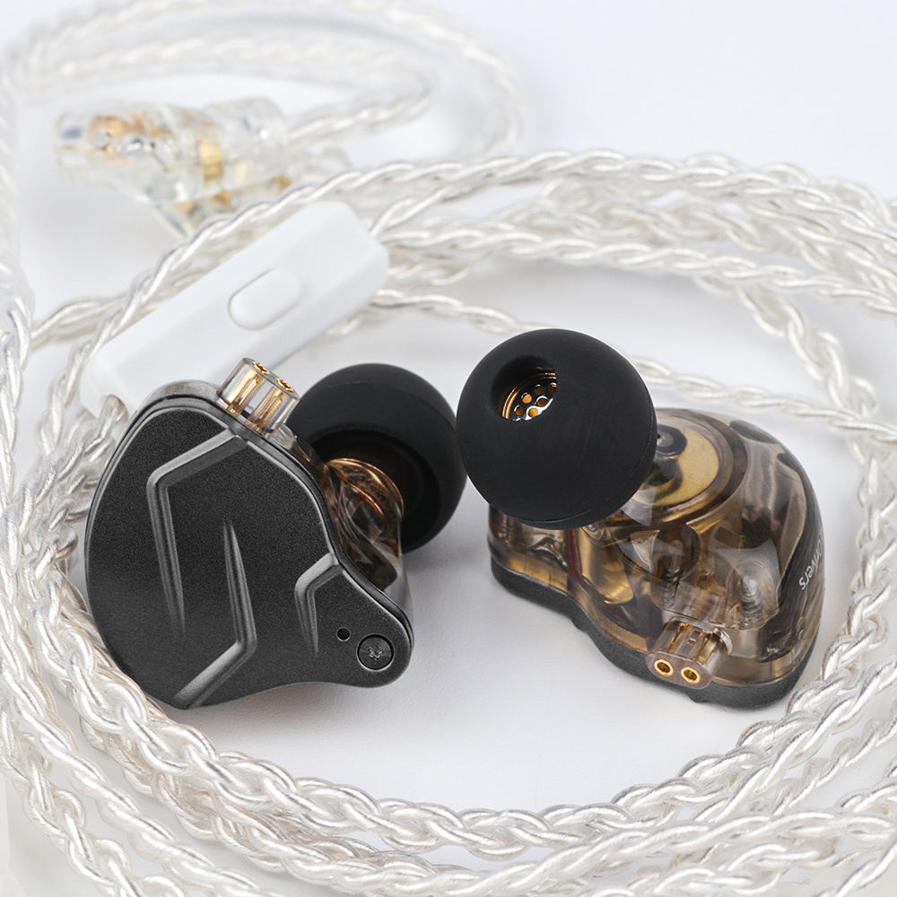 Top quality KZ ZSN PRO X Dual Driver 1BA+1DD Hybrid Metal Earphones in-ear headphones and earphones metal wired headphones