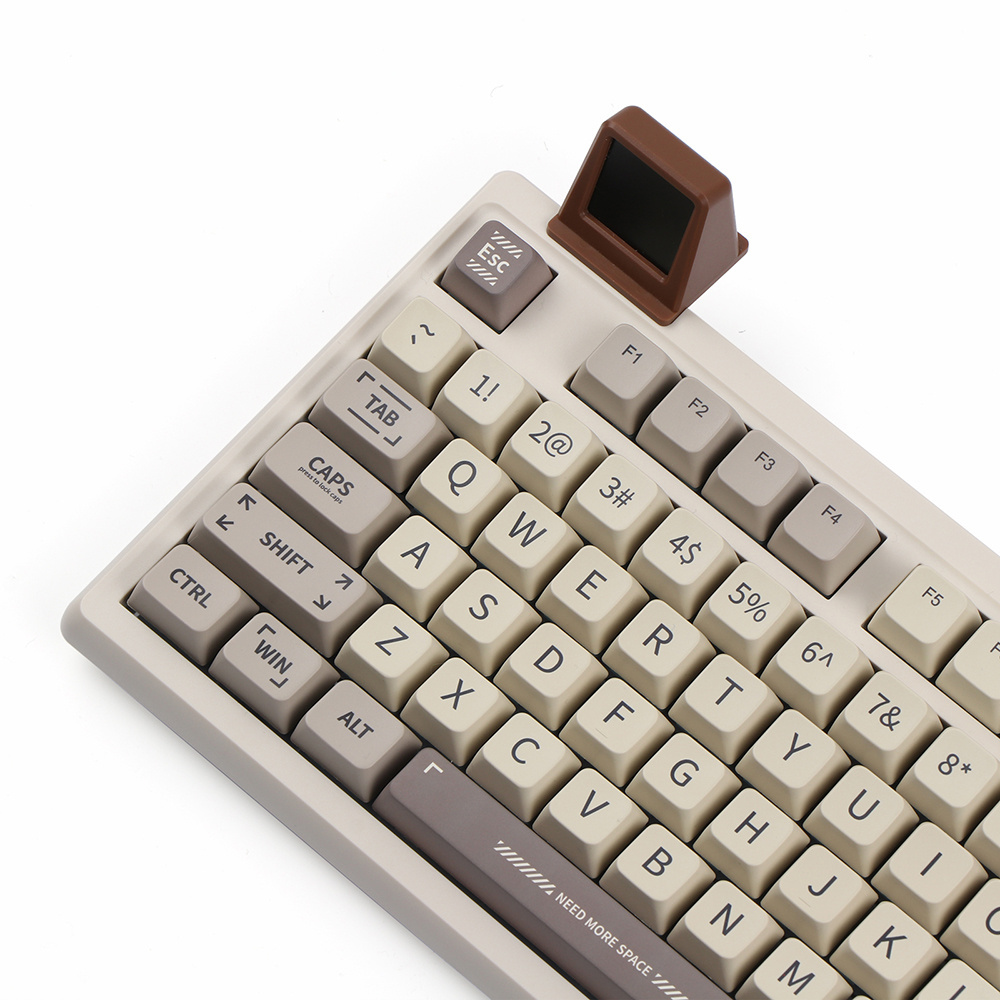 EPOMAKER RT100 95% Retro Mechanical Keyboard with Knob and Mini Display hot swappable mechanical keyboard magnet switch