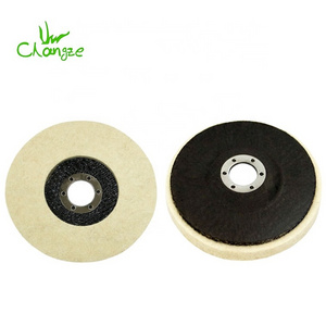 CA-AS-22  Polishing Wheel Felt Metal Stainless Steel Glass Polishing Disc for Angle Grinder Buffing Wheel Polishers