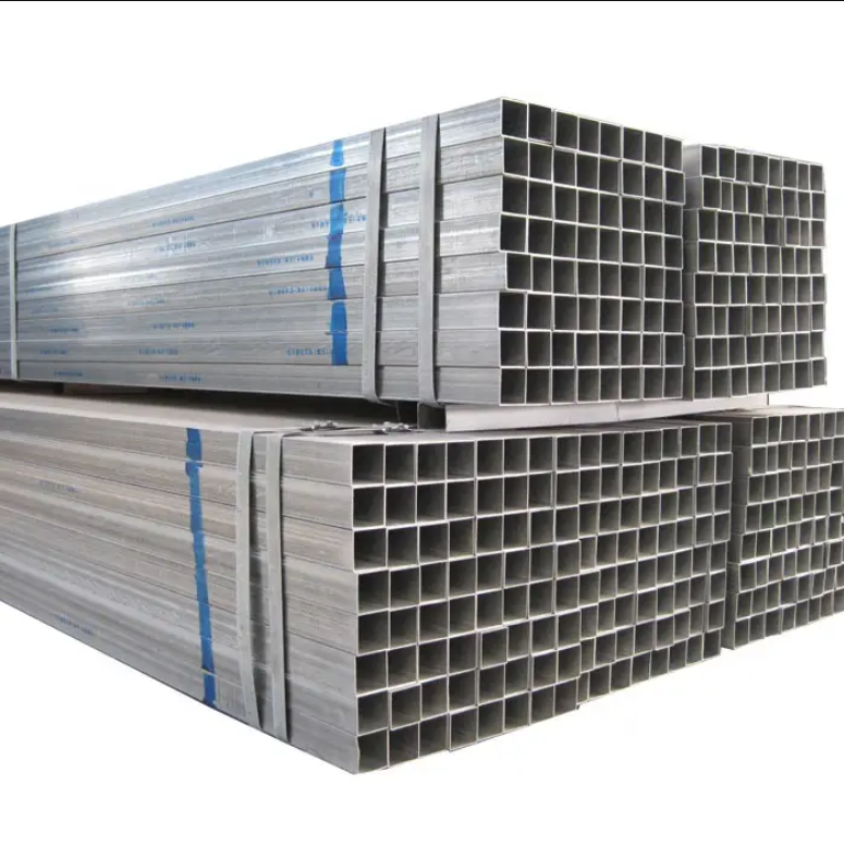 Q235b Q345 St52 4 X 4 Inch 100*100 Gi Pipe 90mm Hot Dipped 2.5 Inch Galvanized Steel Pipe Hollow Square Round Welded Tube