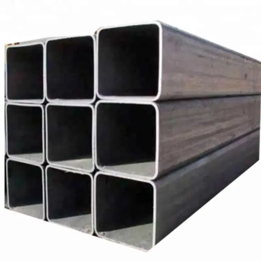 Fast delivery black iron square tube hollow section q345b 110x110 seamless square steel tube square steel tube 20x20mm