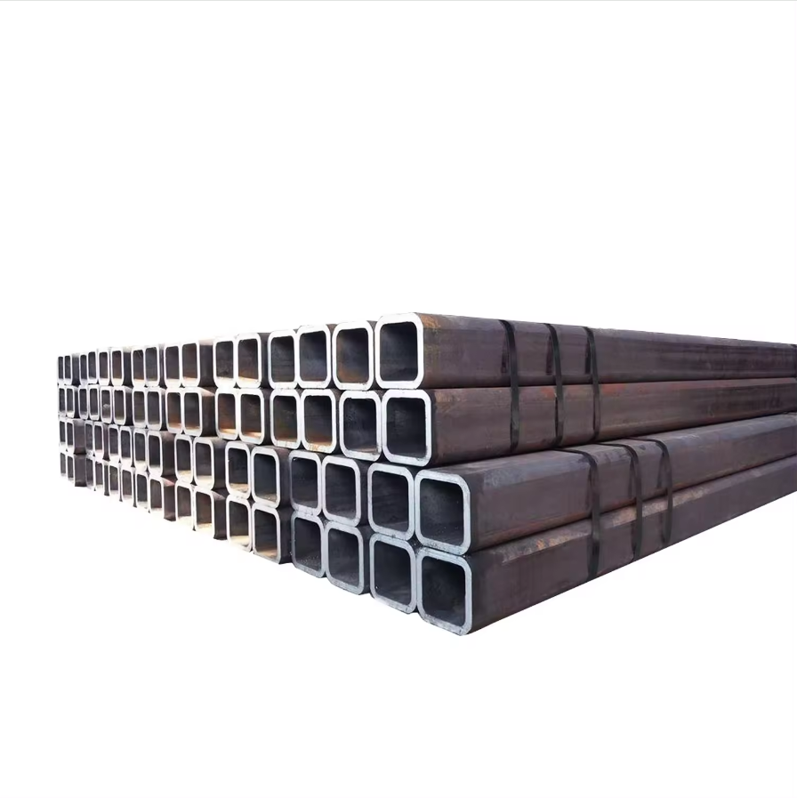 Fast delivery black iron square tube hollow section q345b 110x110 seamless square steel tube square steel tube 20x20mm