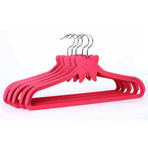 Flocked Velvet Non Slip Coat Clothes Garment Hangers Pants Bar Cascading Multi Hook