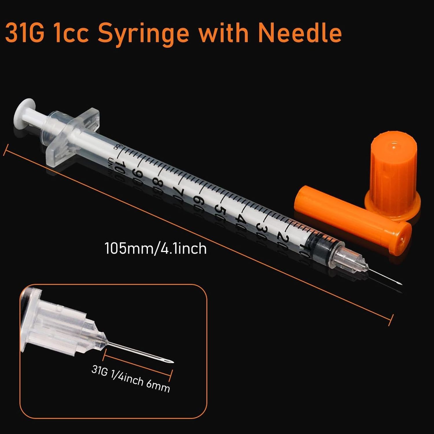 Hot Sale High Quality Sterile Disposable Insulin Pen Needle Insulin Syringe U-40 U-100 For Diabetic