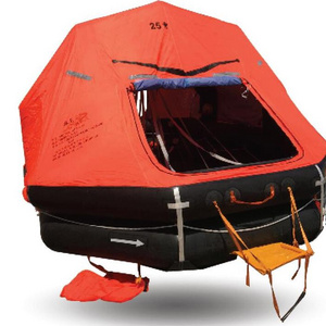 Automatically Self Righting Davit Launched  Inflatable Life Raft KHZD-25 for 15-37 Persons with DNV EC  CCS Certificate