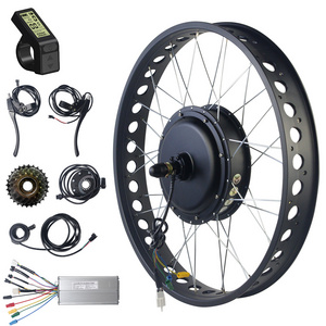 72V 3000W Electric Bicycle Conversion Kit Rear Rotate 20inch 26inch Wheel Motor Brushless Non-Gear for Fat Tire Snow Ebike Kit