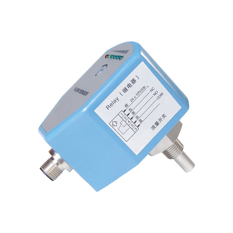 TXZL11 24V  Electronic flow switch 4-20mA output  Air Oil Water Flow Sensor for n pneumatic and hydraulic systems