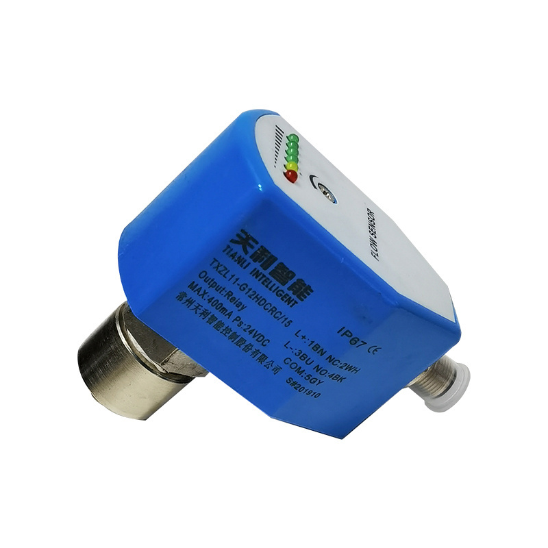 TXZL11 24V  Electronic flow switch 4-20mA output  Air Oil Water Flow Sensor for n pneumatic and hydraulic systems