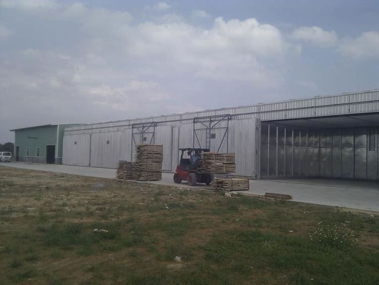 Wood kiln dryer sale, Heat energy Dryer for Wood Sawdust to product compressed pallet