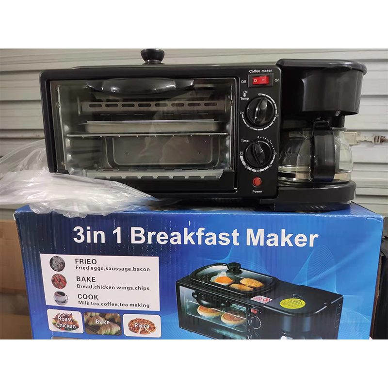 Ln stock Three-In-One Toaster Sandwich Maker Toaster Electric Oven 3 in 1 breakfast maker machine