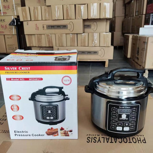 6L Stainless Steel 10 In 1 Multifunctional Silver Crest Pressure Cooker Smart LCD Home Digital  Electric Rice Cooker