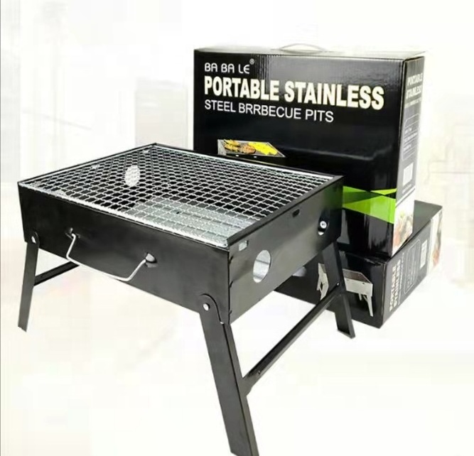 Amazon's hot-selling outdoor camping foldable stainless steel grill is easy to clean BBQ Grills